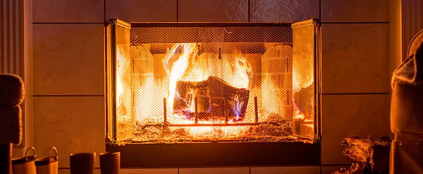 Mendota Hearth Landscape Fireplace Installation in Welland, Ontario