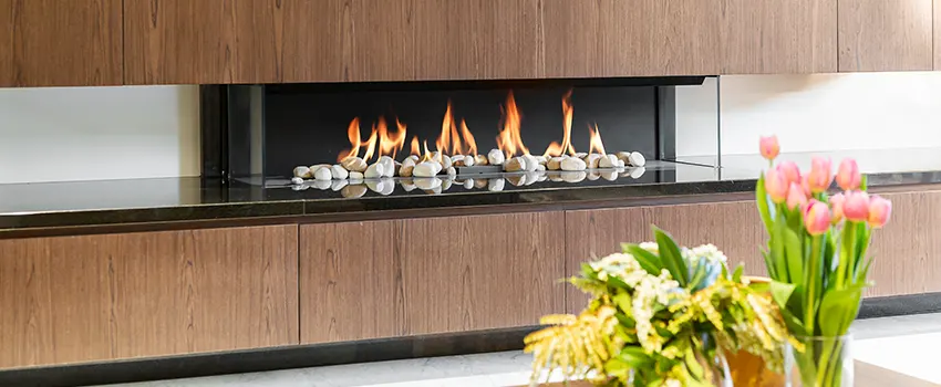 Double-height Fireplace Design Refurbishment in Welland, Ontario